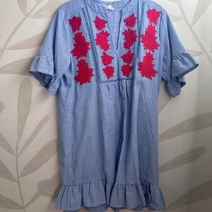 Womens Embroidered Dress